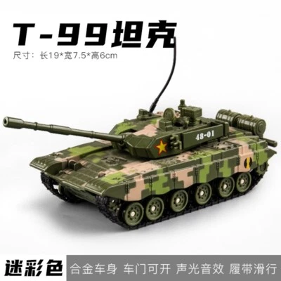 1/48 T99 type alloy Tiger tank vehicle model WWII armored fighting vehicle model - Image 1 of 4