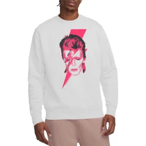 David Bowie Aladdin Sane Sweatshirt, White - Picture 1 of 5