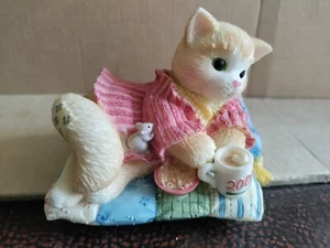 Vintage Enesco 720755 Calico Kittens Creature Comforts 2000 Reg# C1/454 - Picture 1 of 5