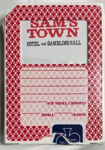 Sams Town Hotel Casino Las Vegas Spielkarten Poker weißes Deck - Bild 1 von 1