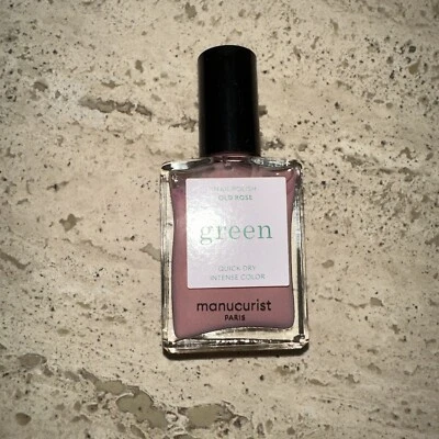 Manucurist Paris Green Nail Polish shade Old Rose 15ml BN
