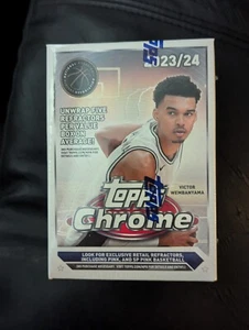 2023-24 Topps Chrome NBA Basketball Factory Sealed Value Blaster Box - Picture 1 of 3