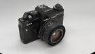 Practica BCA 35mm SLR film camera + 50mm f/1.8 Pentacon Prakticar lens - WORKING