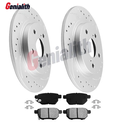 279mm Rear Disc Rotors Ceramic Brake Pads for 2008 2009 2010 2011-2015 Scion xB - Изображение 1 из 4
