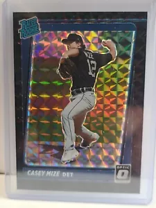 2021 Donruss Optic Casey Mize #39 Black Finite Prizm **1/1** Rated Rookie Tigers - Bild 1 von 3