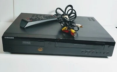 Samsung DVD-VR375 DVD/VCR Combo Player Dubbing Record/Transfer VHS Remote Cables - Image 1 of 4
