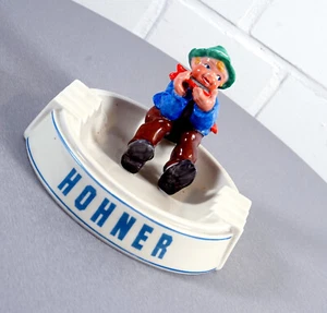 edler Hohner Porzellan Zigarretten Werbe Aschenbecher Art Dèco 1930er Jahre - Picture 1 of 14