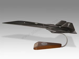 Lockheed Martin SR-72 Darkstar Top Gun Maverick Mahogany Wood Handcrafted Model - Picture 1 of 12