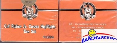 2001 Fleer Cal Ripken Jr. 60 Card Career Limited Edition Set-1982 ROOKIE RP $50 - Image 1 of 4