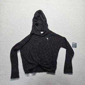Abercrombie Kids Girls Lightweight Fleece Hoodie Long Sleeve Size 7/8 - Picture 1 of 8