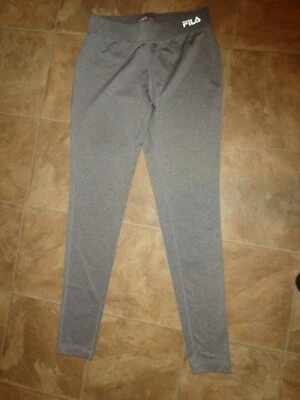Спортивные леггинсы для девочек Fila серые размер XL 16 - Изображение 1 из 4