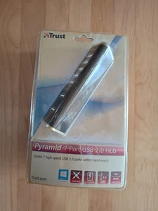TRUST.com 7-Port USB 2.0 Aktiv USB-Hub mit Netzteil - Neuwertig - Bild 1 von 3