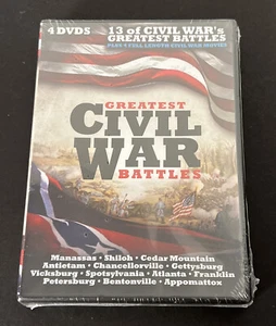 Greatest Civil War Battles (4-DVD SET 2009) 13 Battles 4 Full-length Movies NEW - Imagen 1 de 4