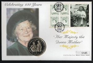 GIBRALTAR 1999 Queen Mother Coin Cover (May 459)