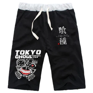 Anime Tokyo Ghoul Cotton Casual Short Pants Beach Shorts Elastic Trousers Summer - Picture 1 of 5