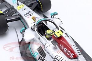 1:18th Mercedes AMGP F1 W13 Lewis Hamilton #44 Miami GP 2022 - Minichamps