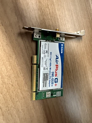 Scheda Wireless D-Link AirPlusXtreme G+ DWL-G520+ WI FI - Immagine 1 di 4