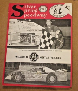 1987 Silver Springs Speedway Program - July 18, 1987 - GE Night at The Races - Picture 1 of 2