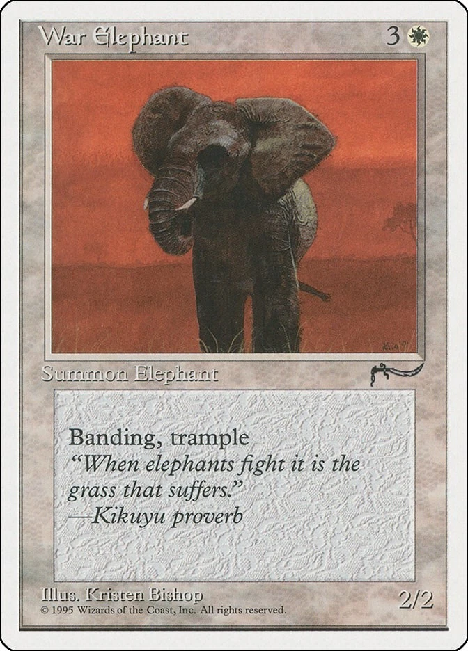 War Elephant N/A NM Normal Chronicles MTG EN - Image 1 of 1