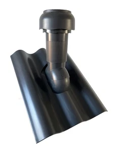 Klöber Sanitärentlüfter Venduct für Wellplatte P5 P6 Sanilüfter Dunstrohr - Bild 1 von 6