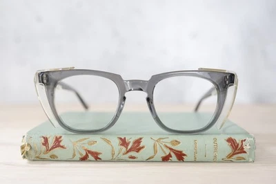 Marcos de gafas Titmus vintage EE. UU. NOS Anteojos dinero antiguo marcos de seguridad preppy Foto 1 de 4