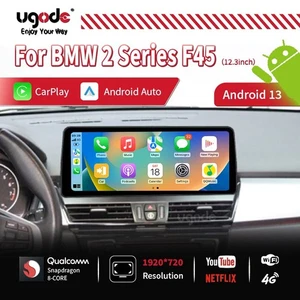 12.3" Android13 8+128GB CarPlay Screen Display Multimedia BMW 2 Series F45 NBT - Picture 1 of 4