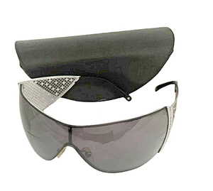Montblanc SHIELD SONNENBRILLE GESTELL GRAUE VERSPIEGELTE GLÄSER DAMEN - Bild 1 von 14