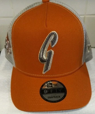 经典旧金山巨人队 New Era 9fifty Snapback 橙色/石头网眼边贴 — 第 1/4 张图片