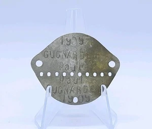 Plaque d'identité modèle 1918 - armée d'Afrique de 1912 à 1921 - French Dog tag - Bild 1 von 10