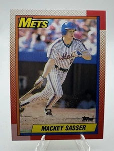 1990 Topps New York Mets #656 Mackey Sasser - Foto 1 di 2