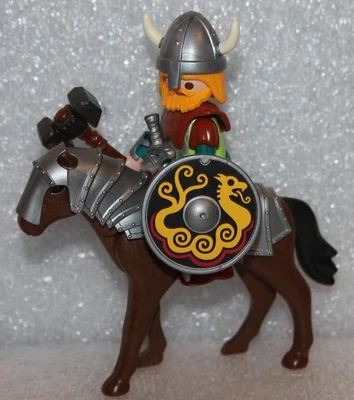 Playmobil Viking Danes Warrior " Stam Hrafna Thor " Knight Custom - Image 1 of 3