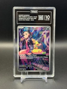 Pokémon Marnie’s Morpeko 206 Sv: Scarlet & Violet Promo TAG 10 GEM - Picture 1 of 2