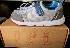 See Kai Run Dane Little Kids Shoes Sz 12 Walking Trainer Gray Sneakers - Picture 1 of 6