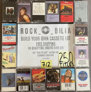 ALL GREATEST HITS BUILD YOUR LOT CASSETTE TAPES BUY $25 GET FREE SHIPPING 80S ++ - Picture 1 of 454