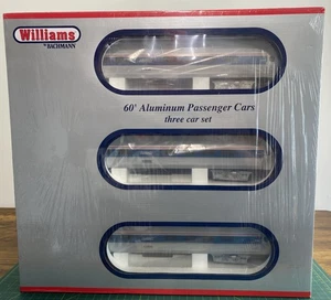 Williams 43502 Amtrak Phase IV 60' Amfleet 3 Wagen Reisebus Set Spur O - Bild 1 von 3