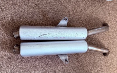 A pair of Ducati ST3  exhaust silencer end can OEM 573.1.046.1A  - Image 1 of 4