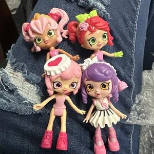 Shopkins Puppen 4 Stück - Bild 1 von 5
