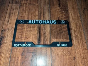 RARE Autohaus Northbrook Illinois Mercedes Benz Dealer License Plate Frame - Picture 1 of 2