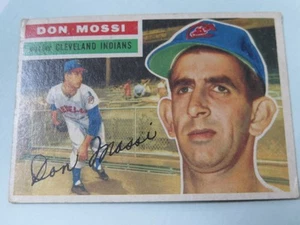1956 Topps Don Mossi #39 Cleveland Indians Baseball CArd Vintage - Picture 1 of 2