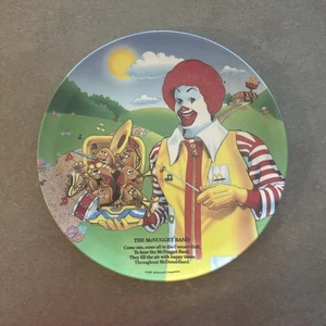1989 Vintage McDonald's The McNugget Band McDonald Melamine Plate 9" - Picture 1 of 5