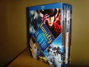 FAMILY MOVIES BLU RAY SET, 4 FILMS inc. POLAR EXPRESS etc.,NEW+SEALED, (IMPORT). - Picture 1 of 3
