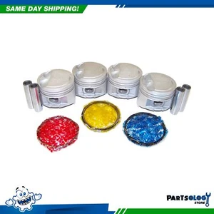 DNJ PRK935 Piston and Ring Kit For 92-98 Toyota Paseo Tercel 1.5L L4 DOHC 16V - Picture 1 of 3
