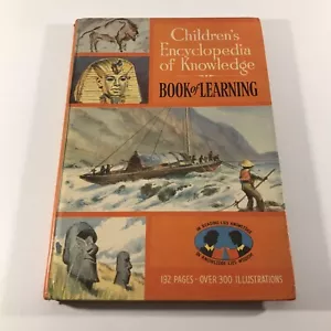 Children's Encyclopedia of Knowledge Book of Learning - Vintage 1967 Hardcover - Foto 1 di 11