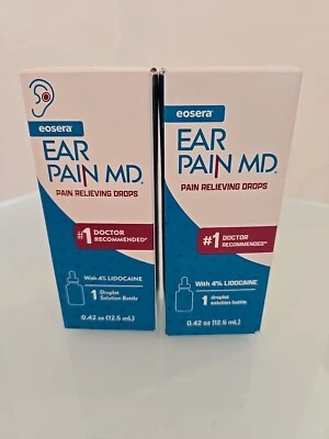 2 EOSERA 耳痛 MD 疼痛缓解滴 12.5 毫升有效期至 3/26 & 6/26 — 第 1/4 张图片