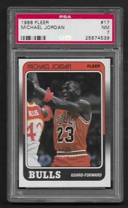 Michael Jordan 1988 Fleer #17 PSA 7 - Bild 1 von 1