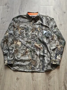 Tallwoods Element Long Sleve Button Up Camo Shirt MEN'S Size XL RealTree - Picture 1 of 10