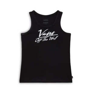 Vans Girls' Go Anywhere Tank Top in Black/ Black Size Medium 100% Cotton #20030 - Picture 1 of 6
