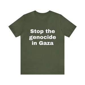 Stop the genocide in Gaza T-shirt - Picture 1 of 41