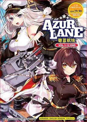 DVD Anime Azur Lane Complete TV Series (1-12 End) English Dubbed, All Region • 19.90€