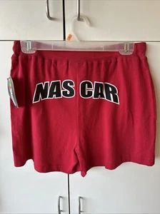 NEW NASCAR 100% Cotton Women's Red Shorts Medium NWT - Picture 1 of 3